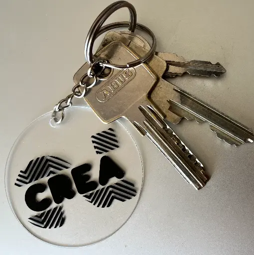 [PCP000] Porte-clé personnalisable - plexiglas